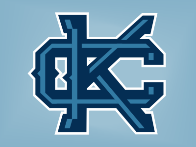 KC Barnstormers baseball design font icon kansas logo sport type