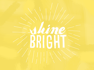 Shine Bright…. [like a diamond]