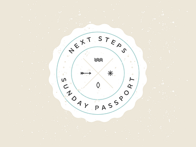 Next Steps Badge badge illustration passport vector