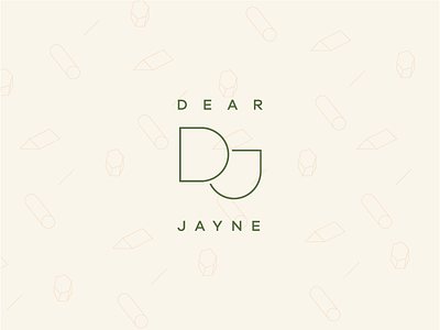 Dear Jayne | Concept 2 branding green logo logomark pattern typography