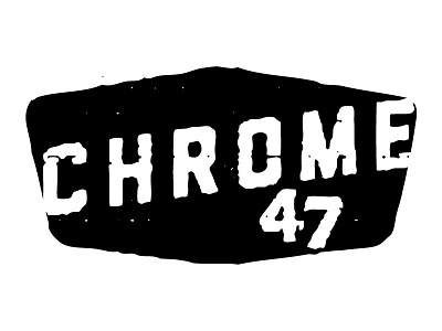 From the Archives: Logo Exploration busted chrome47 logo
