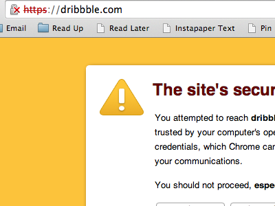 What's wrong, Dribbble?