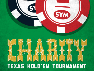 Charity Hold'Em Tournament poker chips