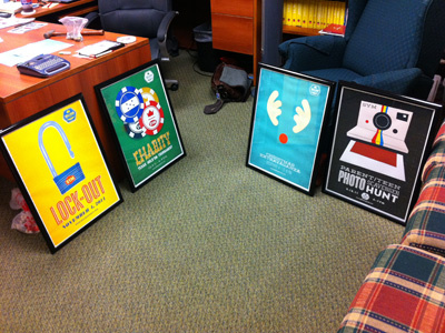 Framed Posters christmas lock out poker posters scavenger hunt skillman youth