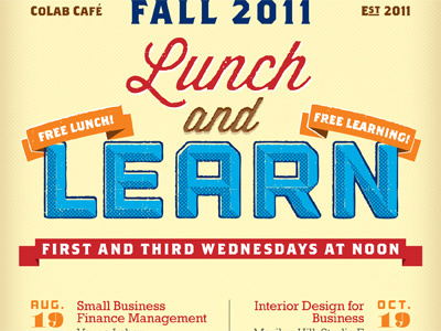 Lunch & Learn - Menu Version