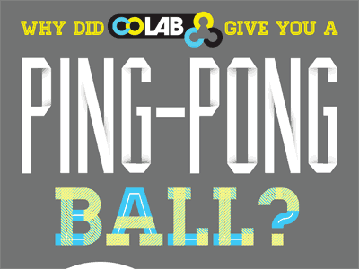 CoLab Nashville Ping-Pong Promo: Headline