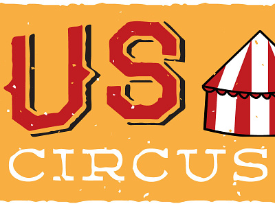 Circus 2 circus deming haymaker losttype red tent yellow