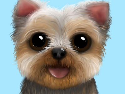 Pet Portrait digitalart digitalpainting petportriats photoshop cute