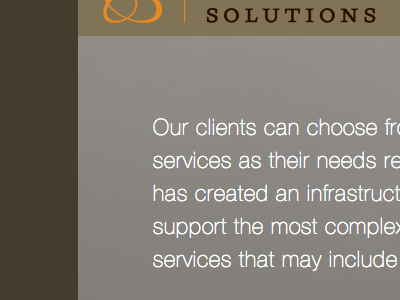 Services Page colors design pallet services web