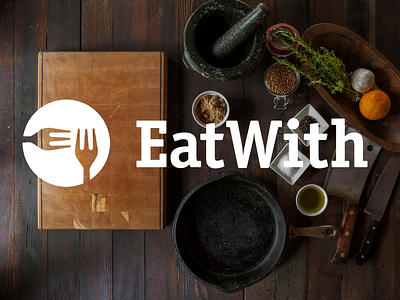 EatWith food logo photography sharing economy