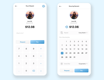 Venmo Redesign (3): Recurring Payments app branding design mobile ui ux