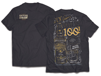 SoCo T-shirt Illustration design graphic graphic design illustration logo southern comfort whiskey