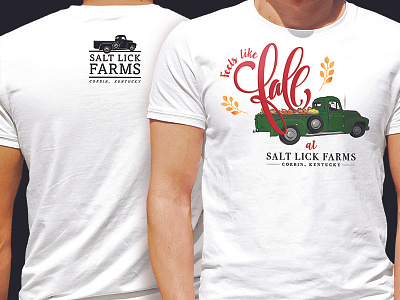 Salt Lick Farms Tee design farm graphic graphic design logo t shirt vintage