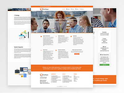 QualApps - Website Redesign