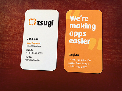 Tsugi Business Cards