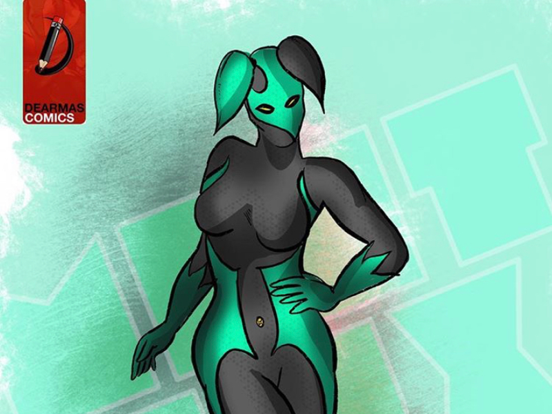 Mintlux, she’s the human planet allied to Alienox comicbook alienox
