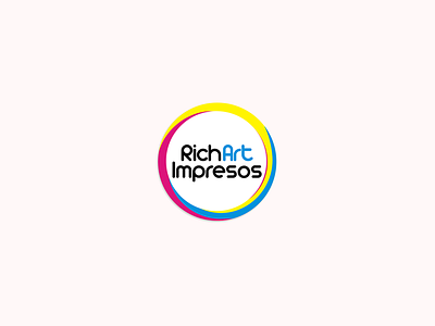 Logotipo RichArt Impresos brand design branding design graphicdesign logo logo design logotipo vector