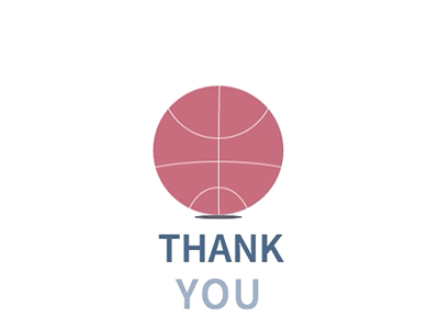 CSS Bouncing Thank You Ball adam animation ball codepen css debut dribbble html thank you