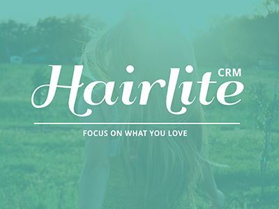 Hairlite CRM app crm hair logo