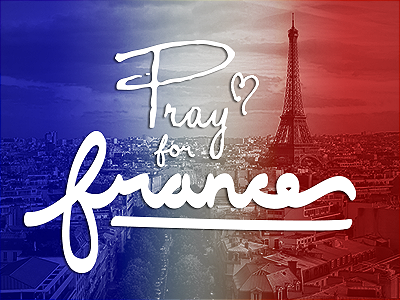 #prayforfrance by Rebecca Sharkey on Dribbble