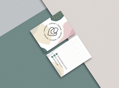 Business/Booking card branding businesscard design logo