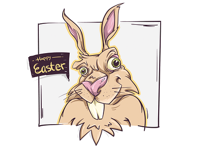 Easter Rabbit character character design drawing easter bunny illustraion mascota vector
