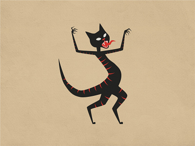 Rage black white branding cat design figma illustration inspiration rage red red and black vector