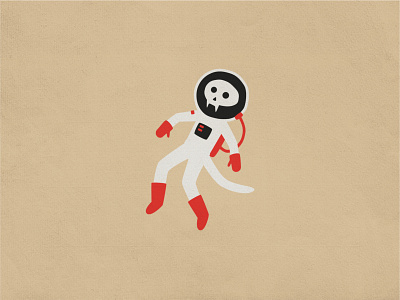 Major Tom black white cat design figma illustration inspiration minimalism red and black space spaceman vector