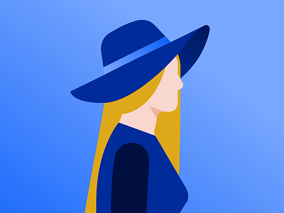 Resting Motion | IBM Illustrations animation girl hat motion motion graphics picture profile user
