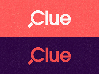 Clue branding c clue logo magnify magnifying glass mark