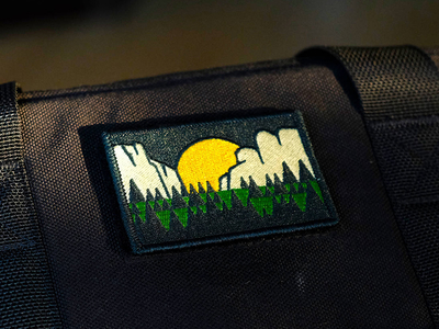 Yosemite | Embroidery Patch california elcapitan mountains national park patch threebrothers trees yosemite