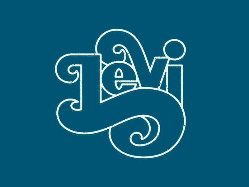 Levi Smith | Script birth boy letter lettering levi sketch smith type