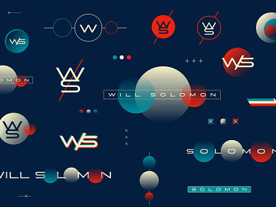 Will Solomon | Blue Earth, White Sun, Red Mars badges branding earth logo mars monogram planet space star sun typogaphy