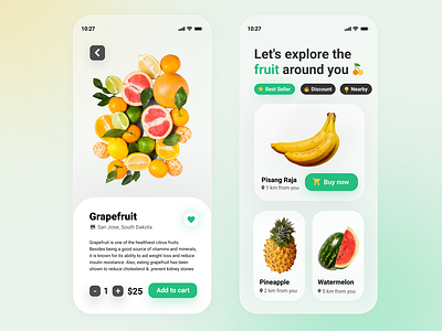 Fruits Marketplace Concept App by Abdulfakhmi Alfauzi on Dribbble