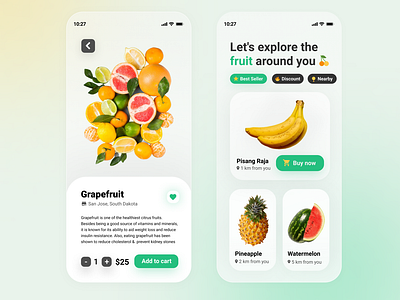 Fruits Marketplace Concept App