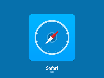 Safari Ios7 apple design icon ios7 photoshop safari