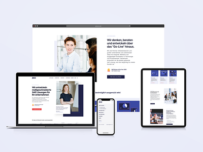 Website-Design for SAP-Service Company