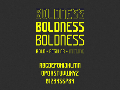 Boldness - FREE FONT free freebie type typedesign typeface typo typography