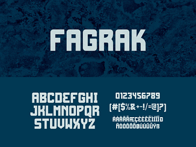 FAGRAK - FREE BOLD FONT