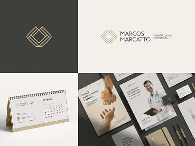 Marcos Marcatto - Medical Brand Identity brand branding design health logo logo design medical social media visual identity