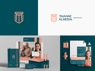 Taianne Almeida Lawyer - Brand Identity brand branding design logo logotype social media visual identity