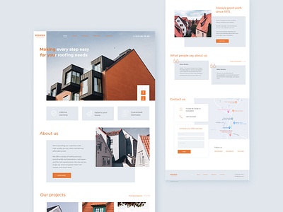 Roofing Company Landing Page