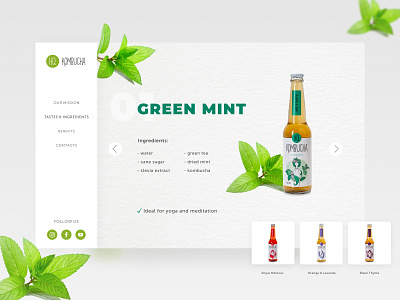 Product UI Concept figmadesign green landing design landing page design minimalism ui uiux webdesign website