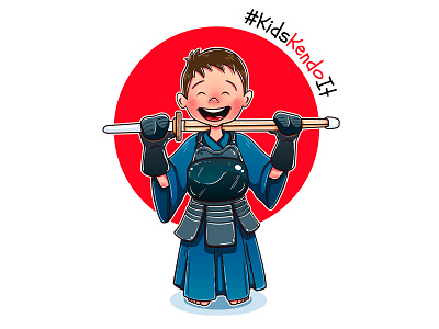 Kendōka Kid - Celebrating Kendo for Kids armor bamboo sword japan katana kendo kendoka kenjutsu kimono samurai shinai