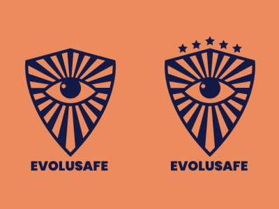 The shield who see everything art branding design eye icon illustration illustrator logo protection shield star ui vector
