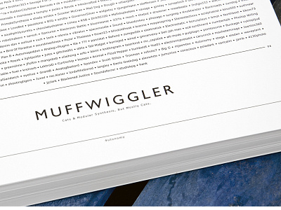 Muffwiggler.com User Roster a3 letterpress modular synthesis