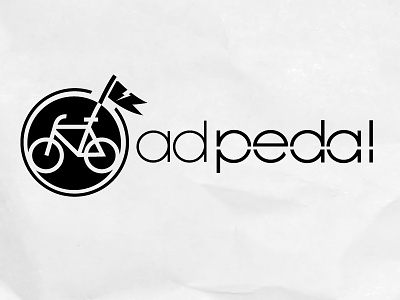 Ad Pedal branding identity logo