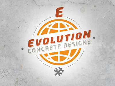 Evolution Concrete Design branding identity