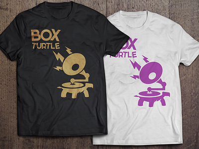 Box Turtle Promotional Design band art illustration merch design promotional