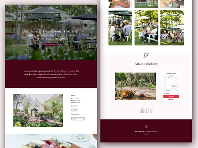 Wine Bar Website Design